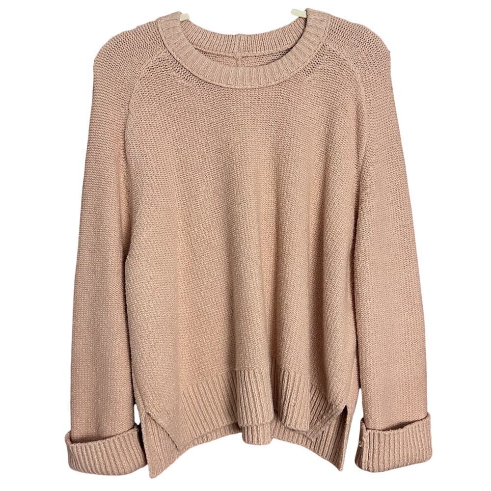 Abercrombie & Fitch Chunky Sweater‎ Light Pink Womens Size Large L